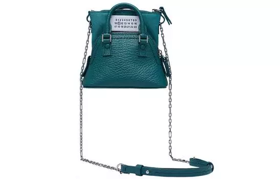 Maison Margiela Сумка 5AC из телячьей кожи, через плечо, обычная женская, зеленая