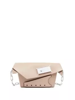 Maison Margiela сумка-мессенджер Snatched Classique, нейтральный цвет