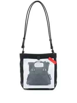 Сумка-мессенджер Maison Margiela Trompe L'oeil 5AC Baby, черный