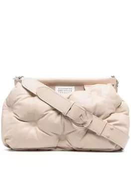 Сумка на плечо Maison Margiela Glam Slam Classique среднего размера, нейтральный цвет
