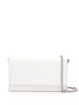 Maison Margiela сумка с декоративной строчкой, белый