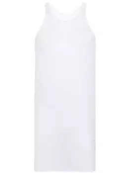 Maison Margiela топ в рубчик, белый