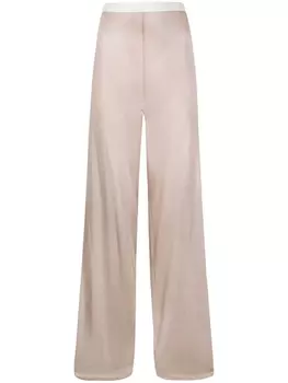 Maison Margiela трикотажные брюки с эластичным поясом, розовый