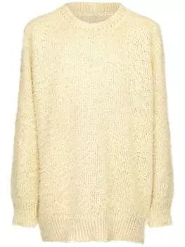Maison Margiela трикотажный джемпер, желтый