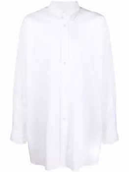 Maison Margiela удлиненная рубашка на пуговицах, белый