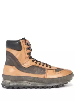 Maison Margiela высокие кроссовки Climber, коричневый