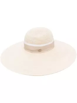Maison Michel Blanche hat, нейтральный цвет