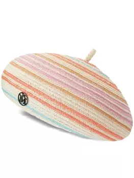 Maison Michel плетеный берет Emily, оранжевый