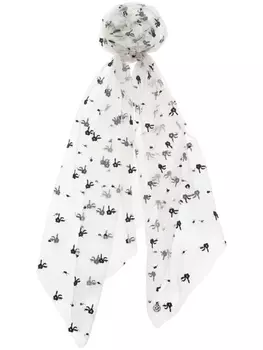 Maison Michel резинка для волос Birdy, белый