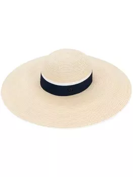 Maison Michel шляпа Blanche, нейтральный цвет