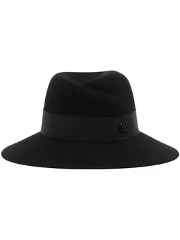Maison Michel шляпа-федора Virginie, черный