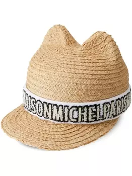 Maison Michel соломенная кепка Jamie, нейтральный цвет