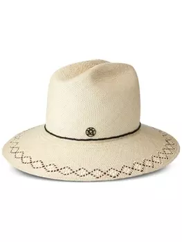 Maison Michel соломенная шляпа, белый