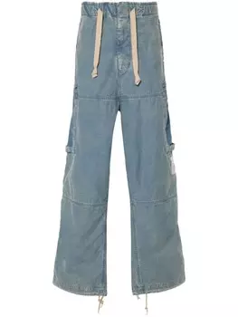 Maison Mihara Yasuhiro брюки-карго Maison MIHARA YASUHIRO из хлопка, синий