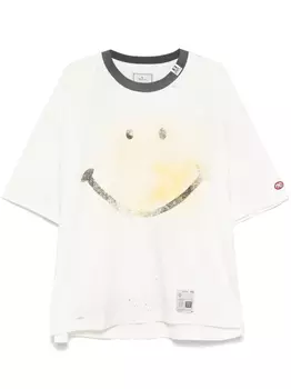 Maison MIHARA YASUHIRO футболка с круглым вырезом, белый