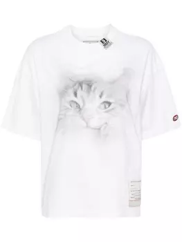 Maison Mihara Yasuhiro футболка с принтом, белый