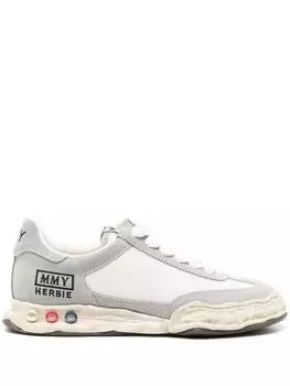 Кроссовки Maison Mihara Yasuhiro Herbie Distressed, серый/белый