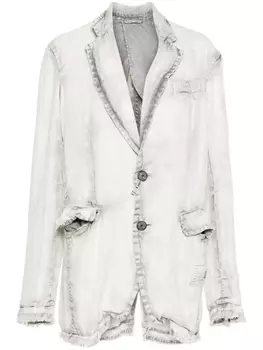 Maison Mihara Yasuhiro льняной пиджак, нейтральный цвет