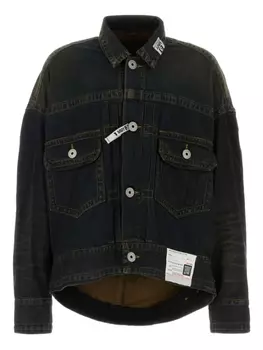 Maison MIHARA YASUHIRO Любительская сшитая джинсовая куртка, синий