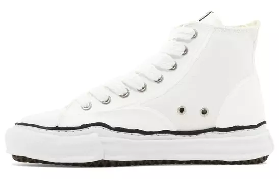 Maison Peterson High OG Sole Canvas Белый Mihara Yasuhiro