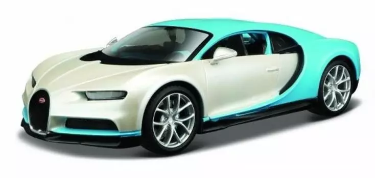 Maisto, коллекционная модель Bugatti Chiron Бело-Синий 1/24