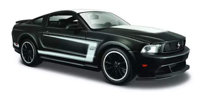 Maisto, коллекционная модель Db Ford Mustang Boss 302 Matt Black 1/24