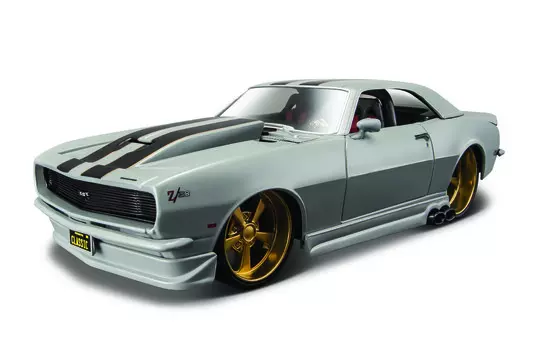Maisto, коллекционная модель Design Chevrolet Camaro Z/28 1968 Серый 1/24