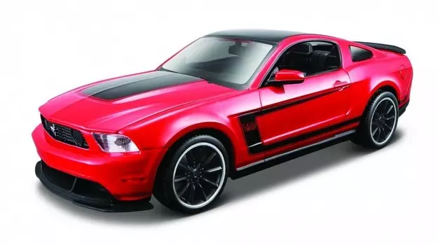 Maisto, коллекционная модель Ford Mustang Boss 302 Red 1/24 в сборе