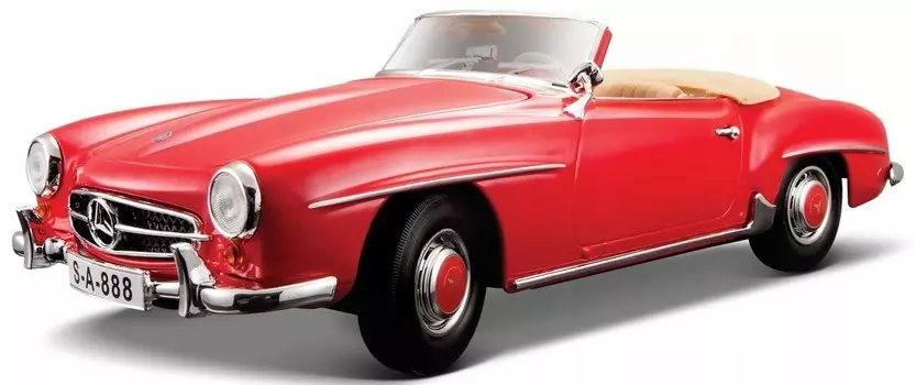 Maisto, коллекционная модель Mercedes Benz 190Sl 55' Red 1/18