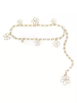 Maje цепочный ремень с подвесками, золотистый