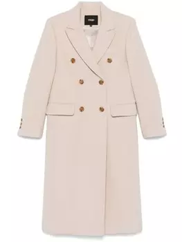 Maje двубортное пальто, серый