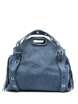 Maje джинсовая сумка на плечо, синий