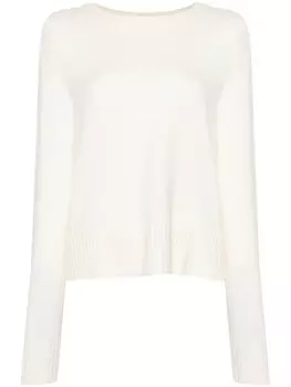Maje кашемировый джемпер тонкой вязки, белый