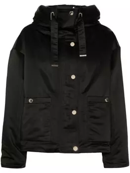 Maje куртка с капюшоном, черный
