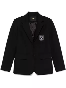 Maje пиджак с вышитым логотипом, черный