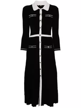 Maje платье миди с карманами-обманками, черный