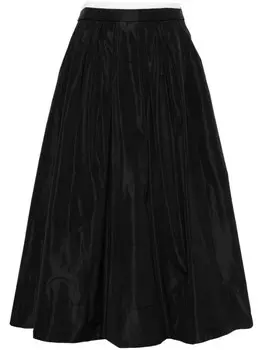 Maje пышная юбка со складками, черный