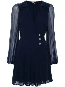 Maje шифоновое платье, синий