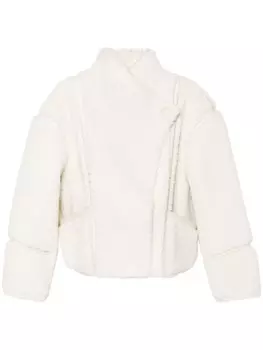 Maje шуба из искусственного меха, серый