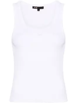 Maje топ с вышивкой, белый