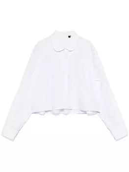 Maje укороченная рубашка, белый