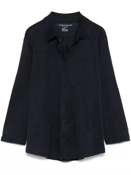 Majestic Filatures фактурная рубашка, синий