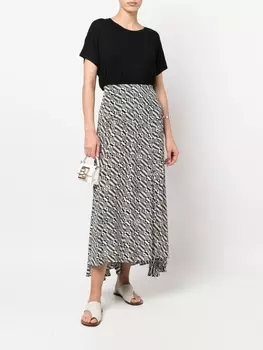 Majestic Filatures футболка из джерси с круглым вырезом, черный