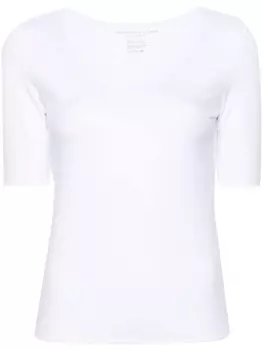 Majestic Filatures футболка Maglia с V-образным вырезом, белый