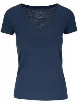 Majestic Filatures футболка с V-образным вырезом, синий