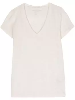 Majestic Filatures футболка с V-образным вырезом, серый