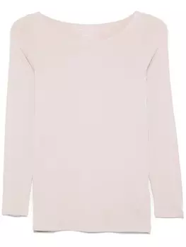 Majestic Filatures футболка с вырезом-лодочкой, розовый