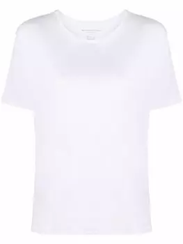 Majestic Filatures легкая футболка с круглым вырезом, белый