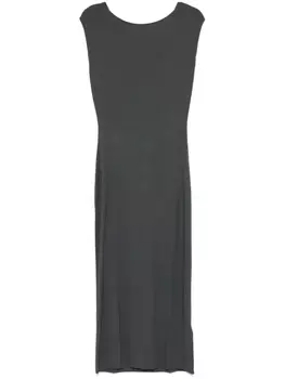 Majestic Filatures платье макси из джерси, серый