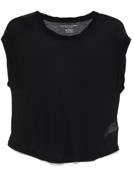 Majestic Filatures полупрозрачная футболка, черный